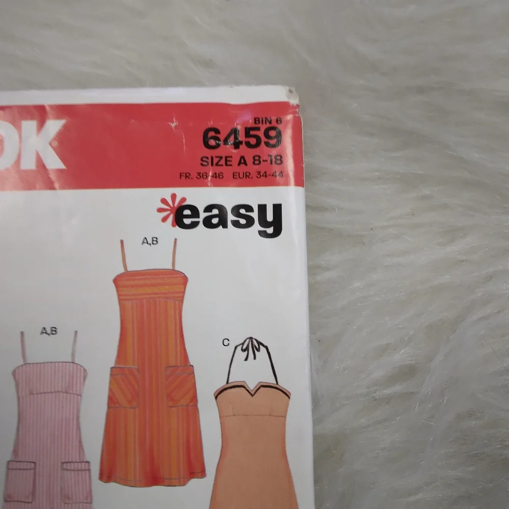 NEW LOOK 6459 Size 8-18 Misses' Dress In 6 Variations, EASY!